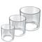 Azar Displays 4", 5", 6" Dia. Deluxe Clear Acrylic Cylinder Bin Set 556333-SET - alternate 1